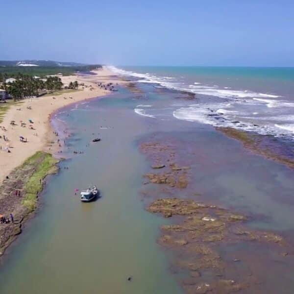 Praia de Subaúma na Bahia