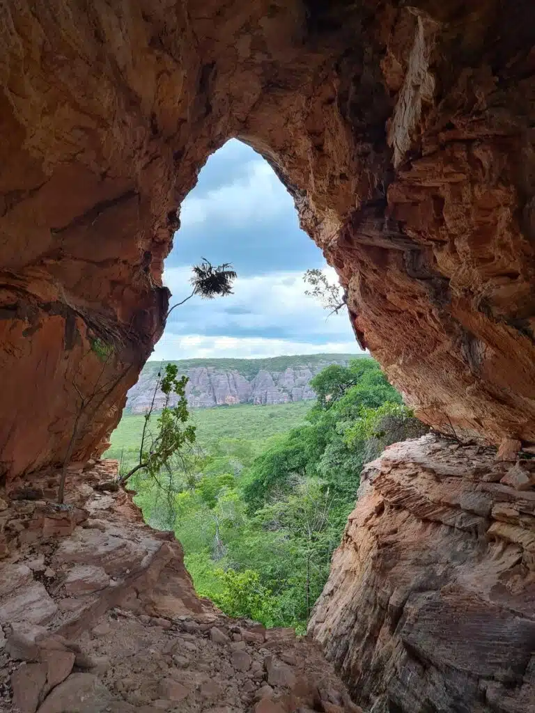 Janela da Ventania no Parque Nacional Serra das Confusões Janela da Ventania no Parque Nacional Serra das Confusões