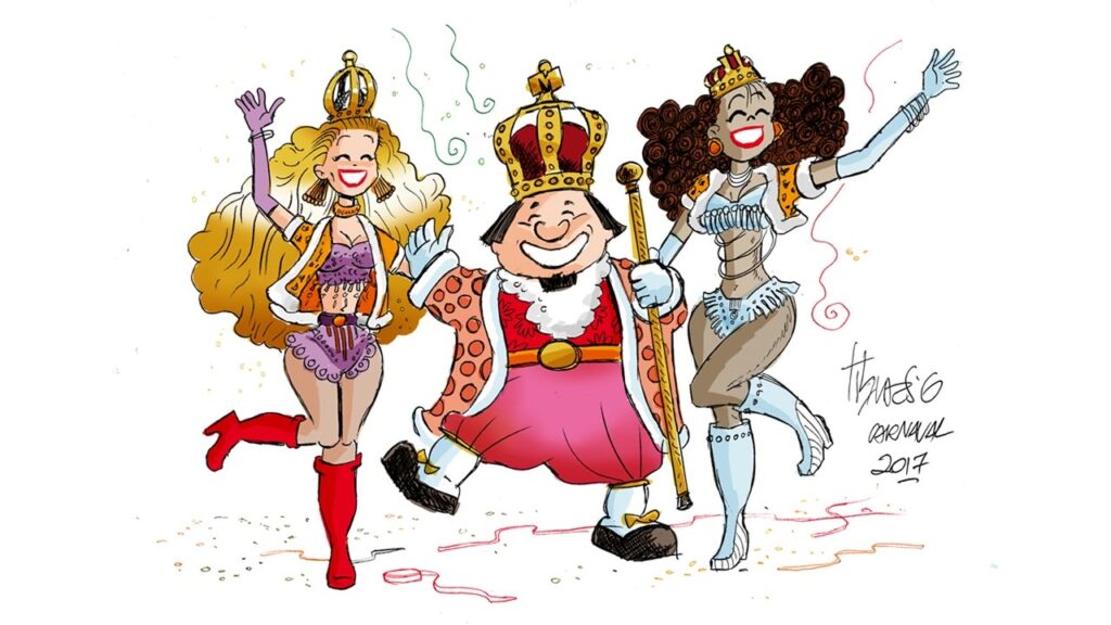 Rei Momo e as Princesas no Carnaval Rei Momo e as Princesas no Carnaval