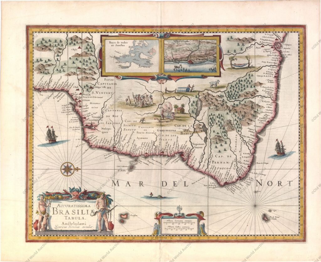 Accuratissima Brasiliae Tabula, 1633 Accuratissima Brasiliae Tabula, 1633