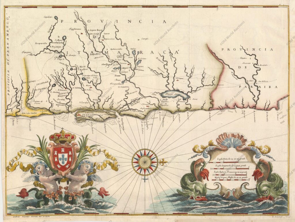 Capitania de Itamaracá, Brazil - Horatius - Andreas Antonius - 1698 Capitania de Itamaracá, Brazil - Horatius - Andreas Antonius - 1698
