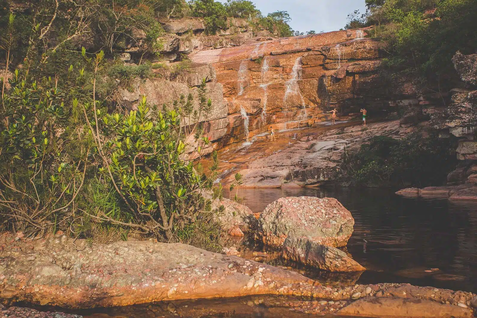 Cachoeira do Riachinho no Vale do Capão Cachoeira do Riachinho no Vale do Capão