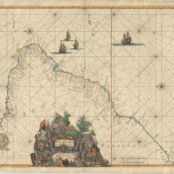 Mapa do Litoral do Brasil de 1678