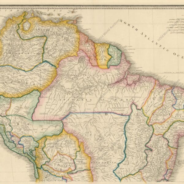 Mapa da America do Sul de 1840 - Part 1