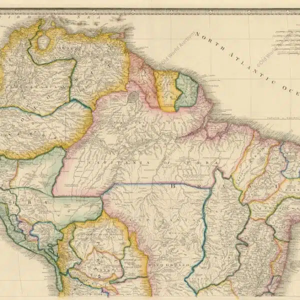 Mapa da America do Sul de 1840 - Part 1