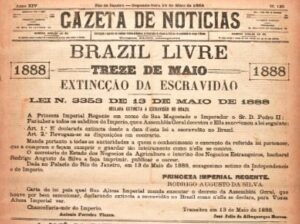 Abolição da escravatura no Brasil em 13 de maio de 1888