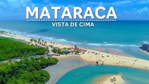 Mataraca vista de cima - incrível orla de Barra de Camaratuba, praia da Pavuna e do Guaju