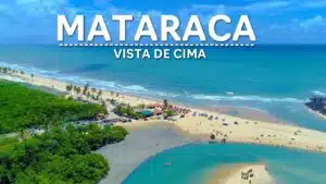 Mataraca vista de cima - incrível orla de Barra de Camaratuba, praia da Pavuna e do Guaju