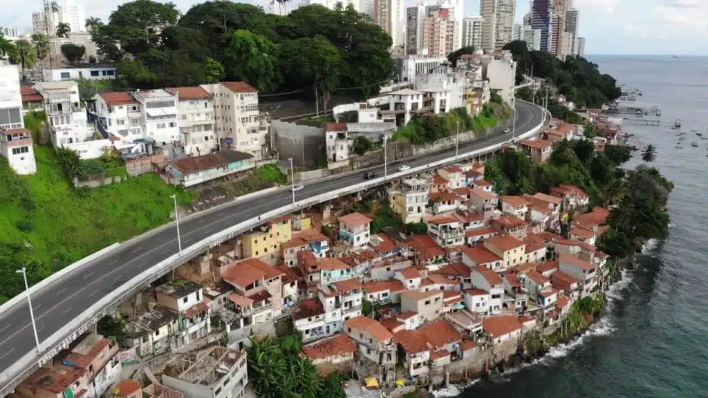 Bairro da Gamboa de Baixo em Salvador BA Bairro da Gamboa de Baixo em Salvador BA