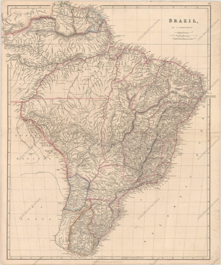 Mapa do Brasil de 1832 Mapa do Brasil de 1832
