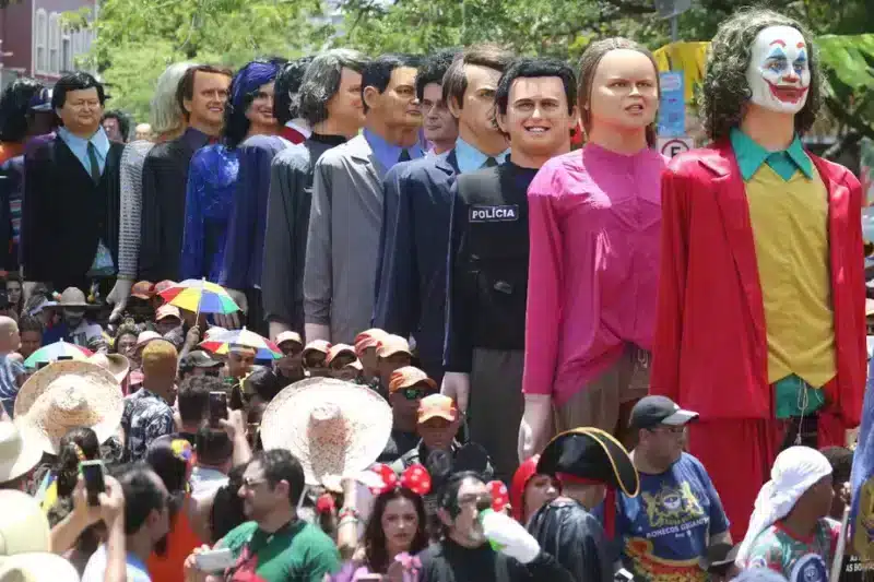 Bonecos gigantes no carnaval de Olinda PE Bonecos gigantes no carnaval de Olinda PE