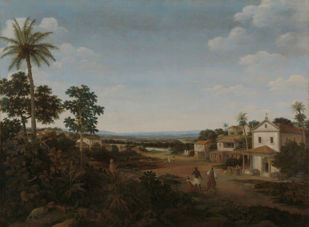 Paisagem do Brasil, Frans Post (c. 1665 - ca 1669) Paisagem do Brasil, Frans Post (c. 1665 - ca 1669)