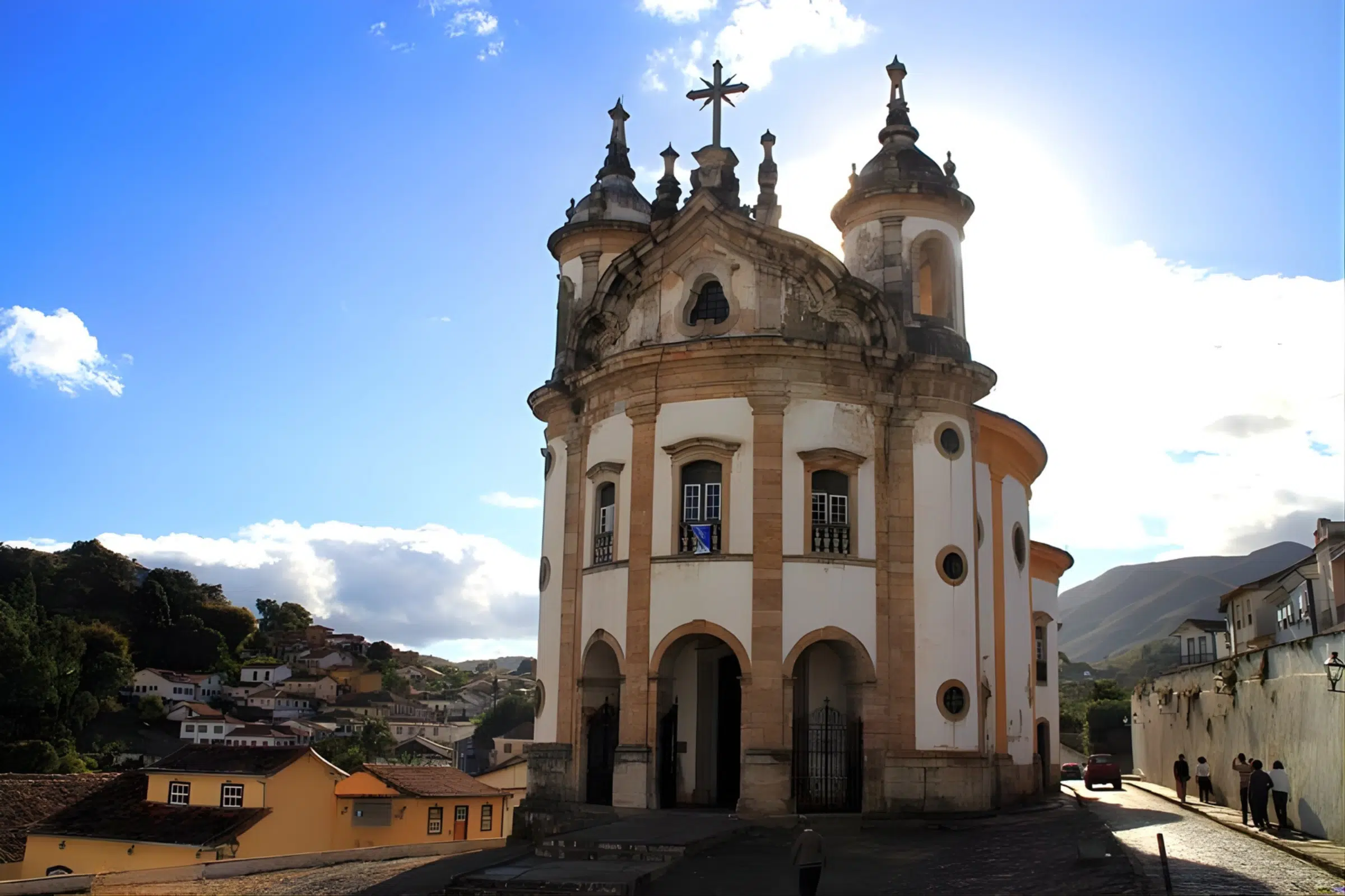 Igreja de Nossa Senhora do Rosário dos Pretos em Ouro Preto MG Igreja de Nossa Senhora do Rosário dos Pretos em Ouro Preto MG
