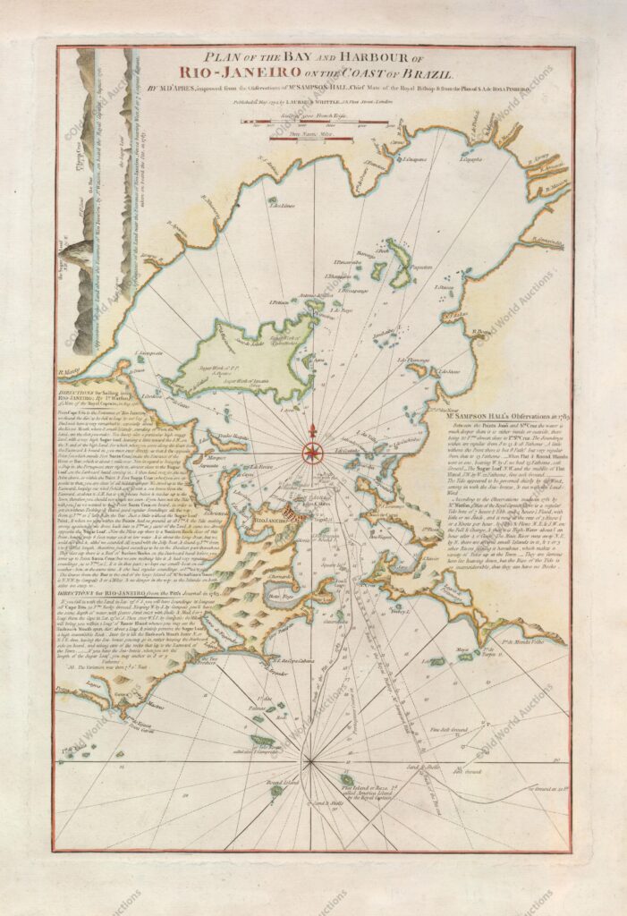 Mapa do Rio de Janeiro de 1794 Mapa do Rio de Janeiro de 1794