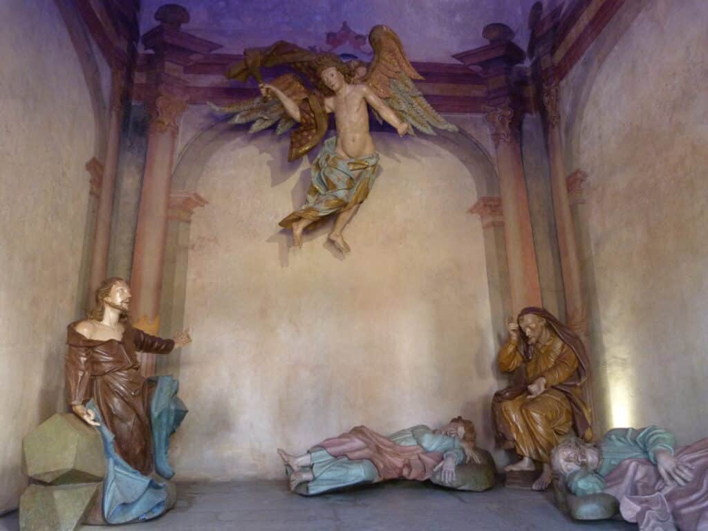 Agonia no Horto das Oliveiras - Santuário de Bom Jesus de Matosinhos em Congonhas MG Agonia no Horto das Oliveiras - Santuário de Bom Jesus de Matosinhos em Congonhas MG