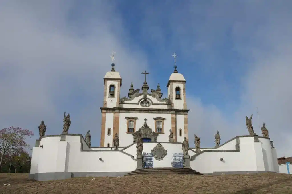 Fachada do Santuário de Bom Jesus de Matosinhos em Congonhas MG Fachada do Santuário de Bom Jesus de Matosinhos em Congonhas MG