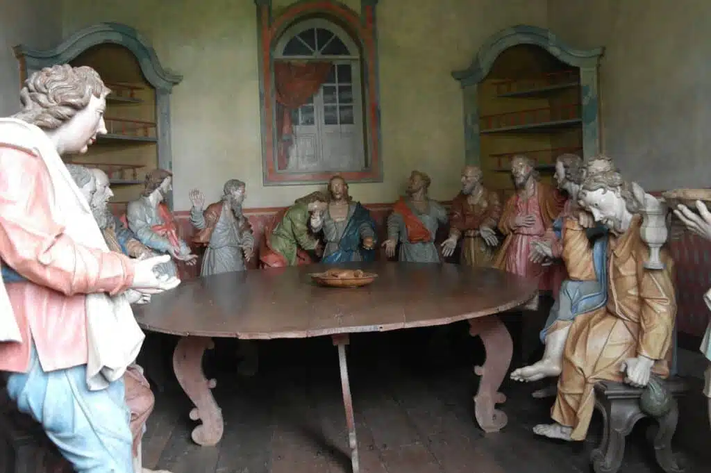 Última Ceia - Santuário de Bom Jesus de Matosinhos em Congonhas MG Última Ceia - Santuário de Bom Jesus de Matosinhos em Congonhas MG