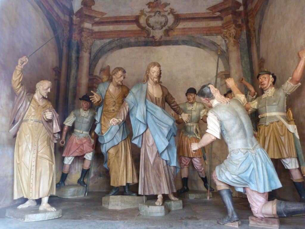 Prisão de Jesus - Santuário de Bom Jesus de Matosinhos em Congonhas MG Prisão de Jesus - Santuário de Bom Jesus de Matosinhos em Congonhas MG
