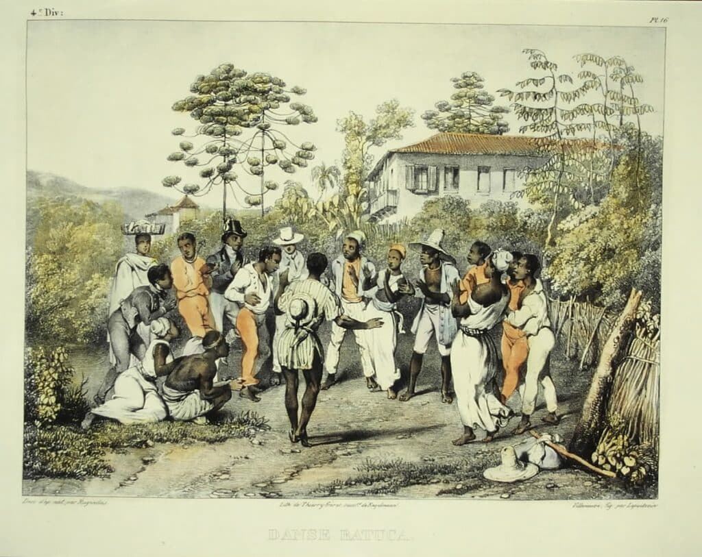 Dança do Batuque - Rugendas, Johann Moritz Dança do Batuque - Rugendas, Johann Moritz