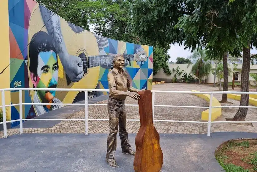 Praça Zacarias Mourão em Coxim MS Praça Zacarias Mourão em Coxim MS