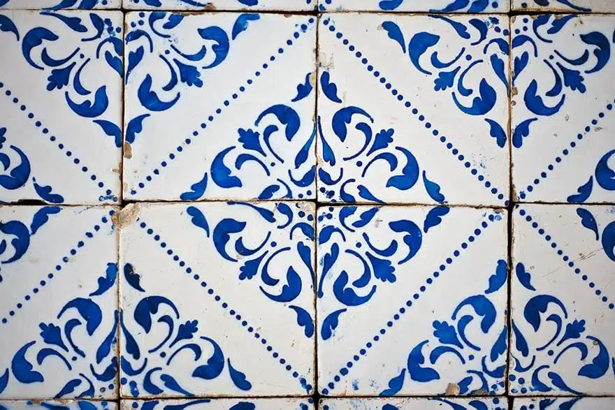 Azulejo Colonial de Fachada no Centro Histórico de São Luís do Maranhão