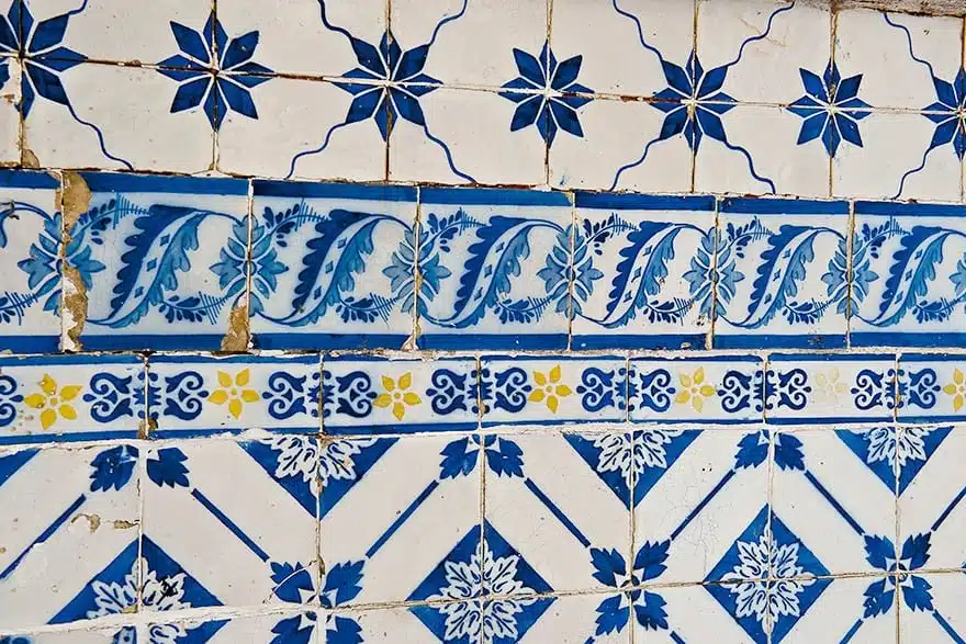 Azulejo Colonial de Fachada no Centro Histórico de São Luís do Maranhão Azulejo Colonial de Fachada no Centro Histórico de São Luís do Maranhão
