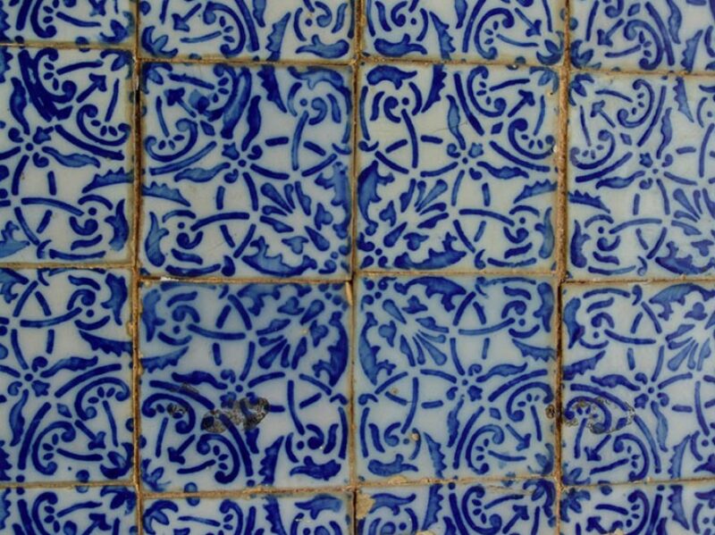 Azulejo Colonial de Fachada no Centro Histórico de São Luís do Maranhão Azulejo Colonial de Fachada no Centro Histórico de São Luís do Maranhão