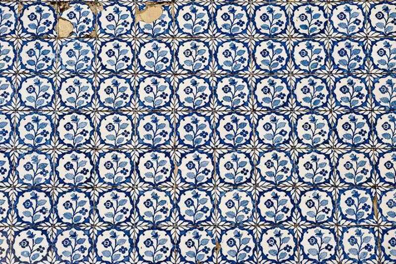 Azulejo Colonial de Fachada no Centro Histórico de São Luís do Maranhão Azulejo Colonial de Fachada no Centro Histórico de São Luís do Maranhão