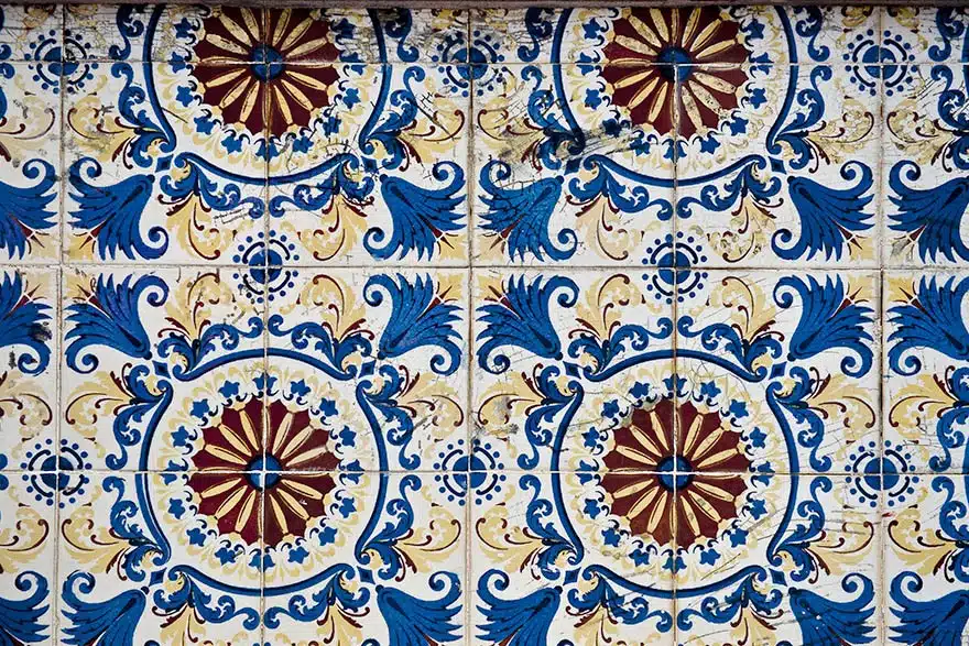 Azulejo Colonial de Fachada no Centro Histórico de São Luís do Maranhão. Azulejo Colonial de Fachada no Centro Histórico de São Luís do Maranhão.
