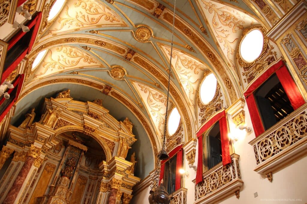Teto da capela-mor da Igreja de São Pedro dos Clérigos – Salvador BA Teto da capela-mor da Igreja de São Pedro dos Clérigos – Salvador BA