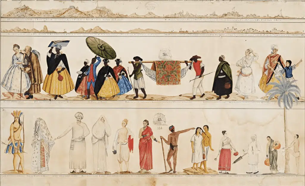 Carlos Julião (atribuído a). Configuração da Entrada da Barra de Goa..., sem data (c.1779) Carlos Julião (atribuído a). Configuração da Entrada da Barra de Goa..., sem data (c.1779)