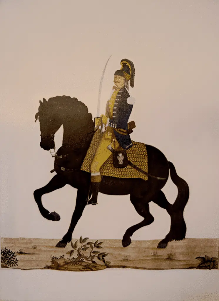 Atribuído a Carlos Julião. Estampa 5 de "Ditos de Figurinhos de Brancos e Negros...", sem data (século XVIII). Aquarela sobre papel. Fundação Biblioteca Nacional, Rio de Janeiro. Atribuído a Carlos Julião. Estampa 5 de "Ditos de Figurinhos de Brancos e Negros...", sem data (século XVIII). Aquarela sobre papel. Fundação Biblioteca Nacional, Rio de Janeiro.