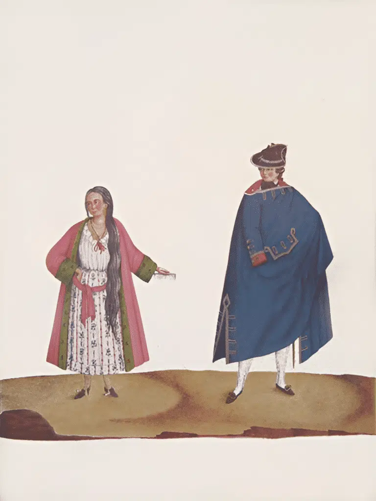 Atribuído a Carlos Julião. Estampa 24 de "Ditos de Figurinhos de Brancos e Negros...", sem data (século XVIII). Aquarela sobre papel. Fundação Biblioteca Nacional, Rio de Janeiro. Atribuído a Carlos Julião. Estampa 24 de "Ditos de Figurinhos de Brancos e Negros...", sem data (século XVIII). Aquarela sobre papel. Fundação Biblioteca Nacional, Rio de Janeiro.