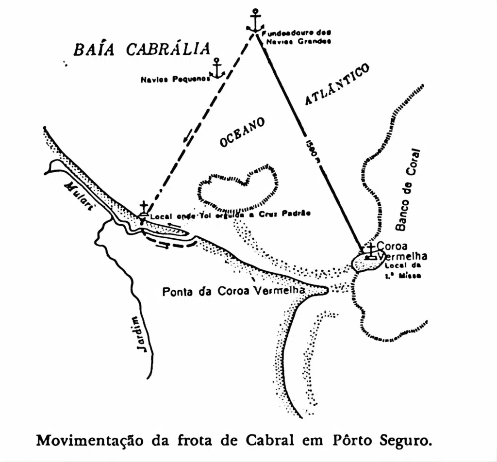 Movimentação da Frota de Pedro Álvares Cabral em Porto Seguro. Movimentação da Frota de Pedro Álvares Cabral em Porto Seguro