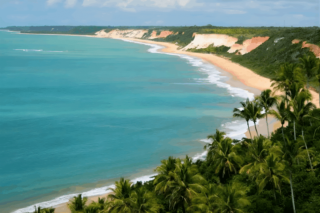 Praia da Pitinga em Arraial d'Ajuda Praia da Pitinga em Arraial d'Ajuda
