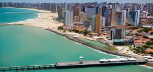 Praia de Iracema em Fortaleza