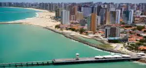 Praia de Iracema em Fortaleza