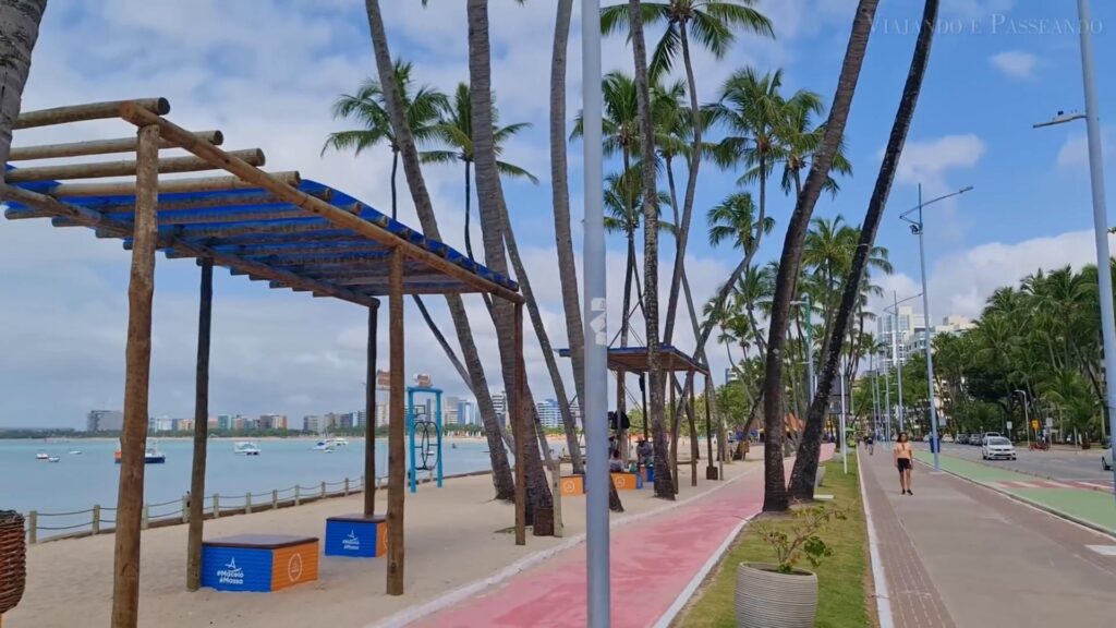 Praia de Pajuçara em Maceió Praia de Pajuçara em Maceió