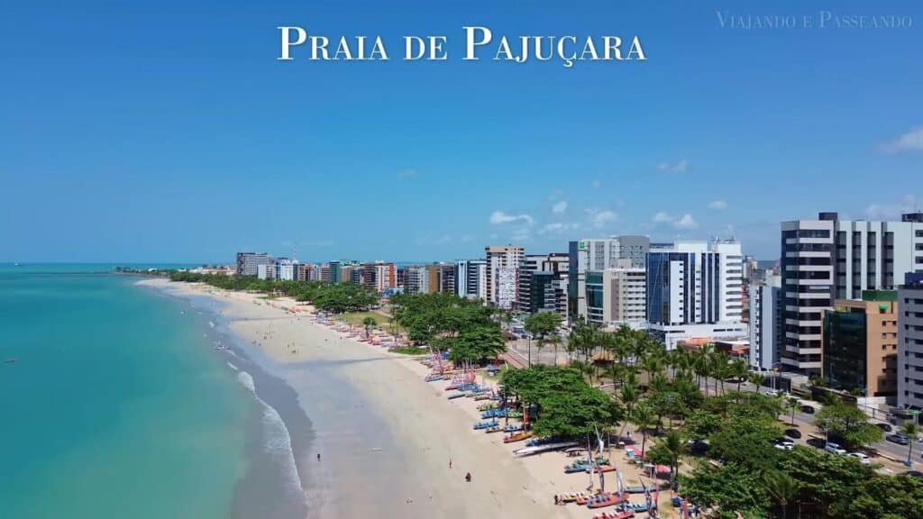 Praia de Pajuçara em Maceió Praia de Pajuçara em Maceió