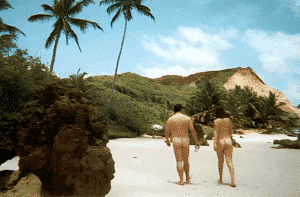 Praia de Tambaba no município do Conde na Paraíba