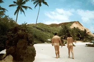 Praia de Tambaba no município do Conde na Paraíba