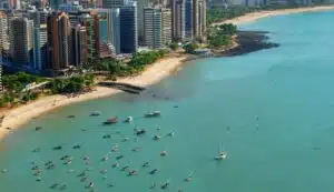 Praia do Mucuripe em Fortaleza