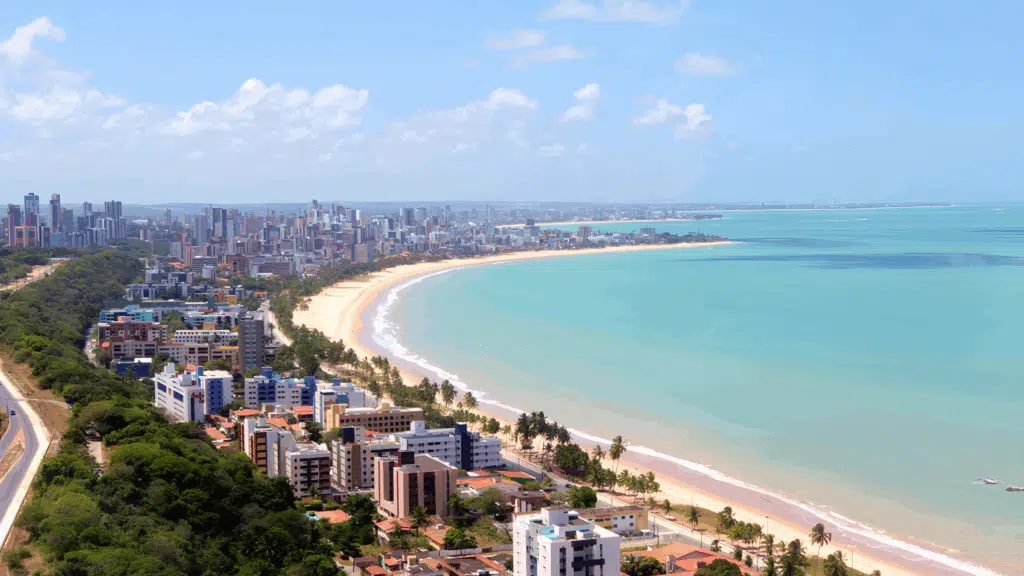 Praia de Cabo Branco em João Pessoa PB Praia de Cabo Branco em João Pessoa PB