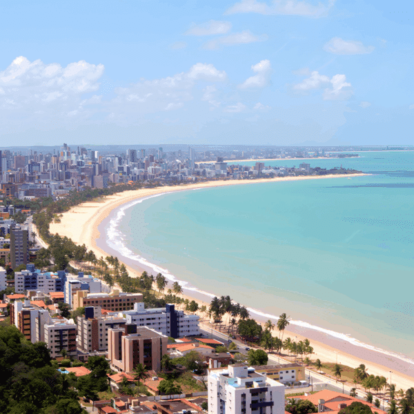 Praia de Cabo Branco em João Pessoa PB