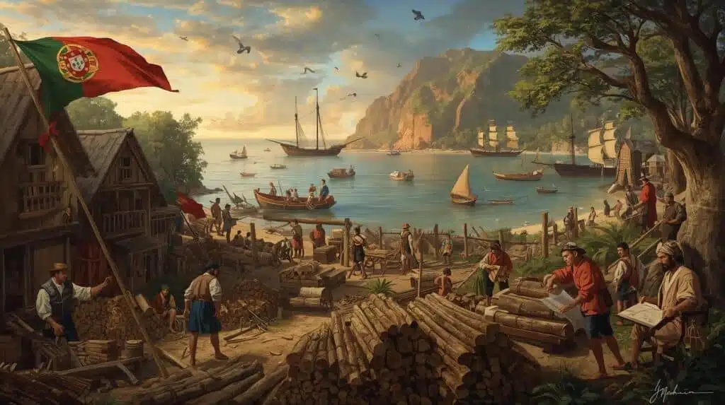 Frequência com que os portugueses visitavam o litoral brasileiro Frequência com que os portugueses visitavam o litoral brasileiro