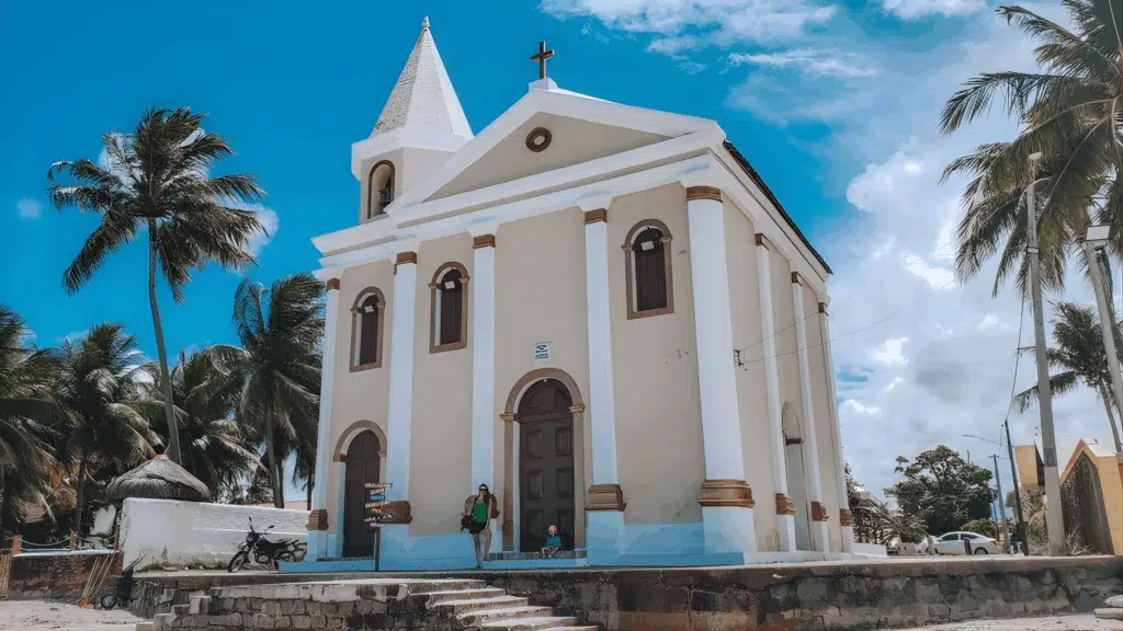 Igreja de São Pedro na praia das Campas em Tamandaré PE Igreja de São Pedro na praia das Campas em Tamandaré PE