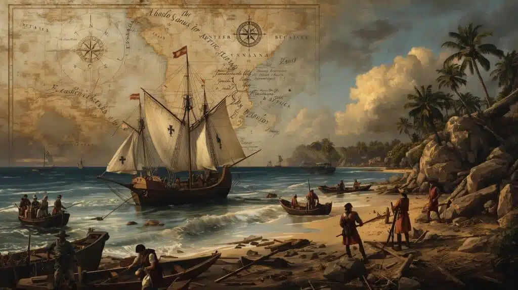 Presença espanhola e navegações no litoral brasileiro no século XVI Presença espanhola e navegações no litoral brasileiro no século XVI