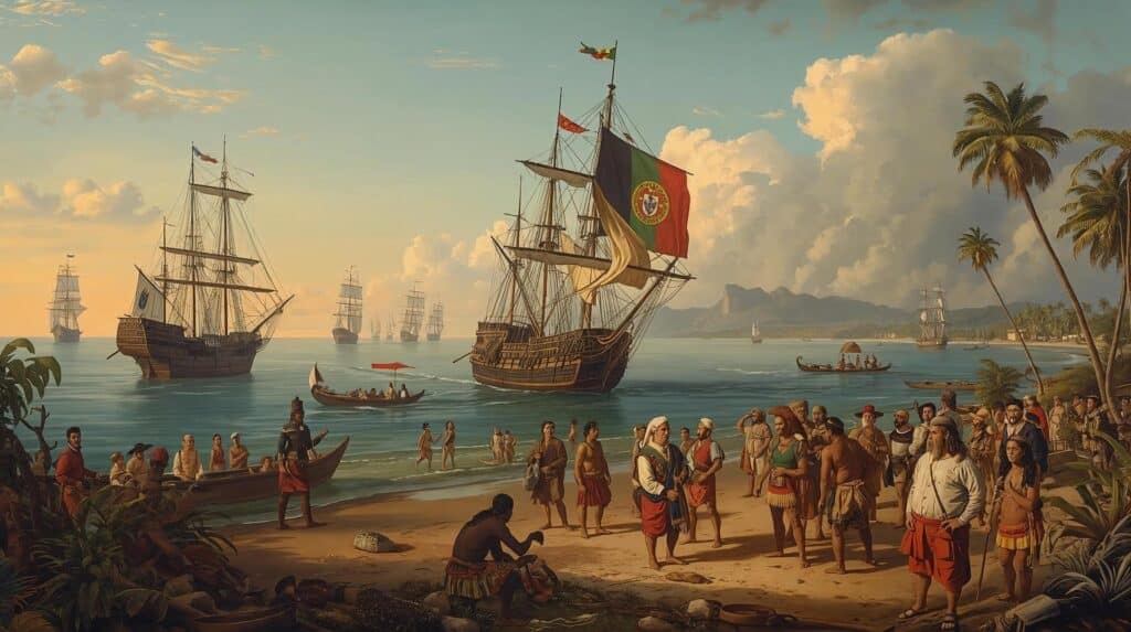 Viagem de Martim Afonso ao Brasil (1530–1532) — principais realizações Viagem de Martim Afonso ao Brasil (1530–1532) — principais realizações