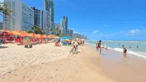 Praia de Boa Viagem em Recife PE