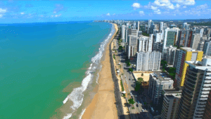 Calçadão da Praia de Boa Viagem em Recife PE